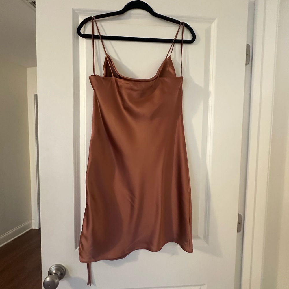 Sleek Satin Slip Dress